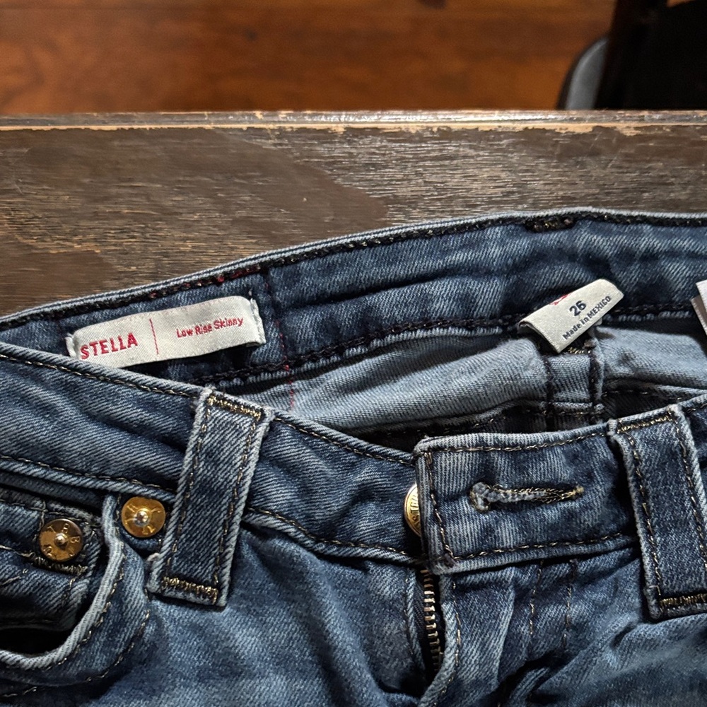 True Religion Blue Straight Leg Jeans